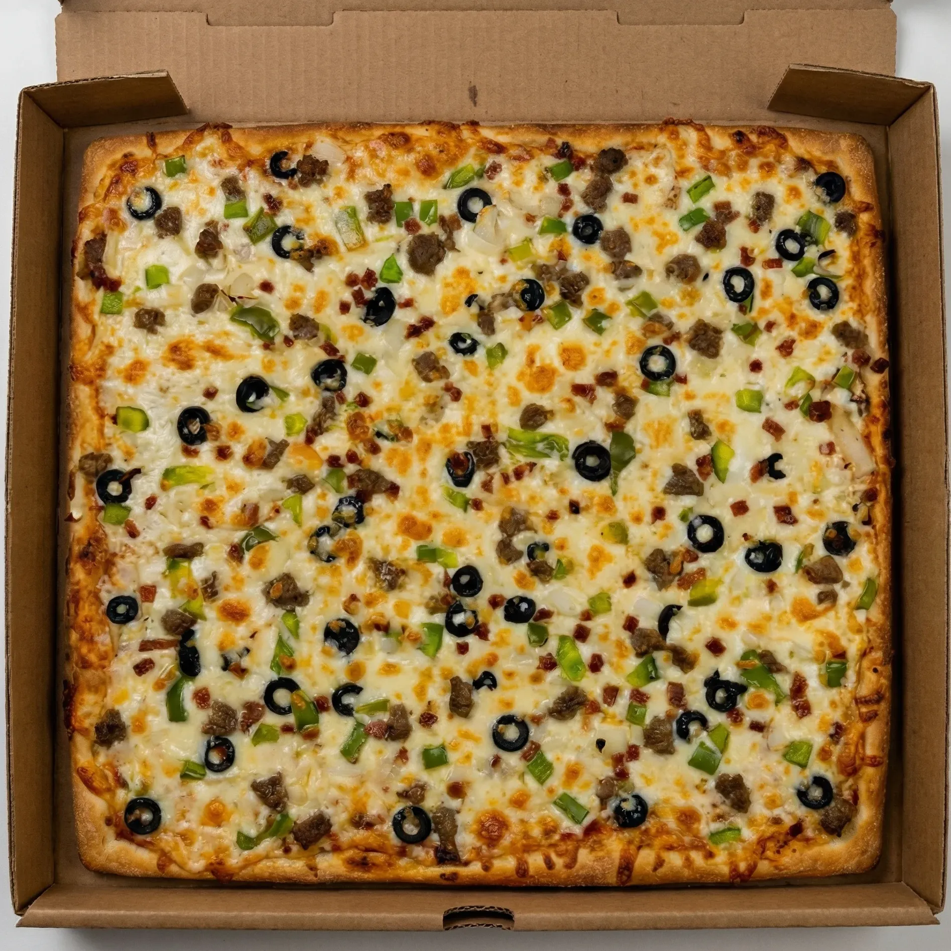 Pretty Lady deep dish pizza at Chicago Deep Dish Pizza in Edgemont, Calgary